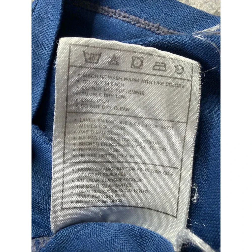 Vintage Nike Alpha Project Gym Shirt Mens XL Blue Made in USA Swoosh Y2K